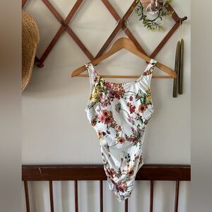 Bleu Ice Floral One Piece Bathing Suit